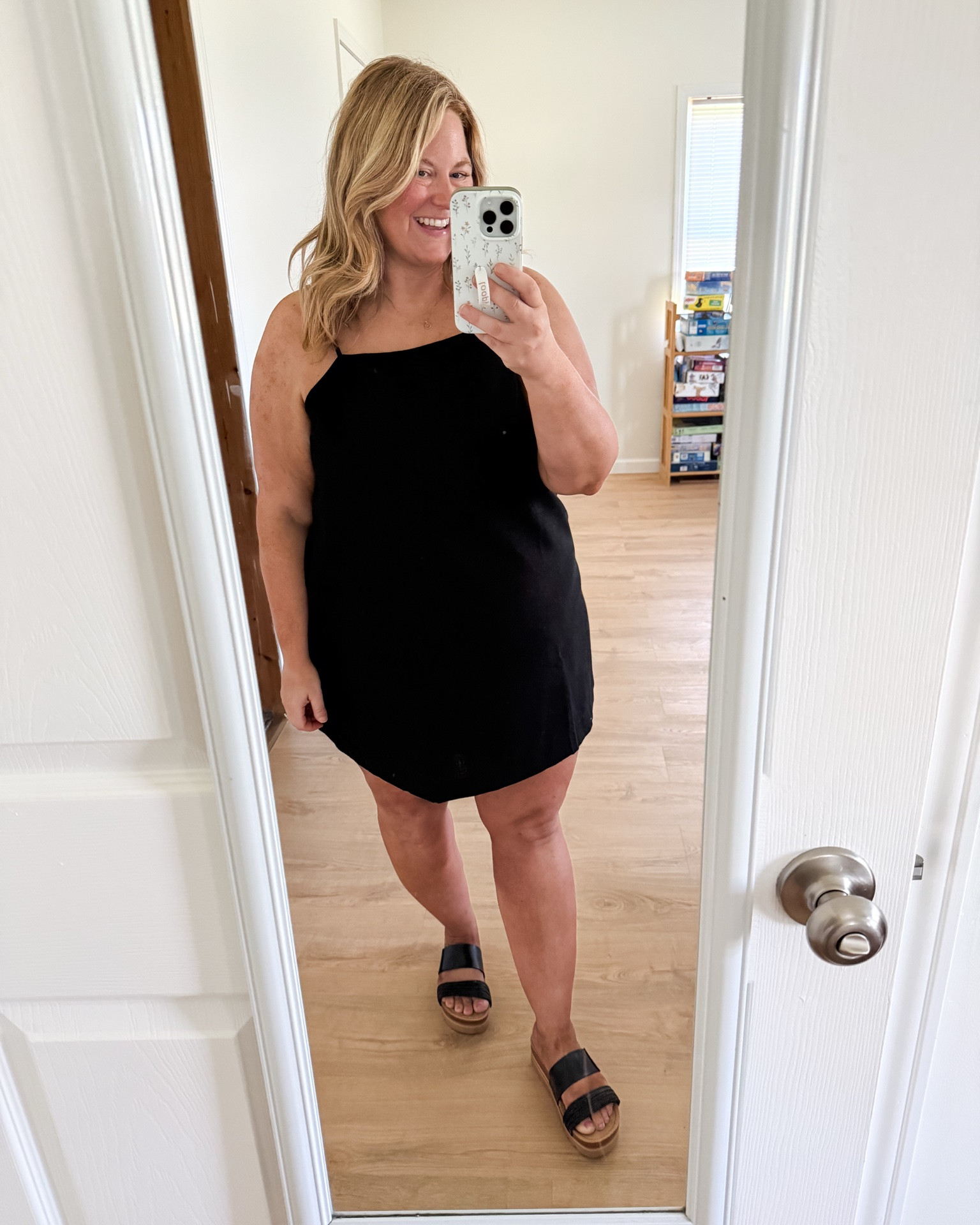 Wearing an XL petite in my dress.  My cropped denim shirt is older so linked similar

#LTKWorkwear #LTKMidsize #LTKSeasonal