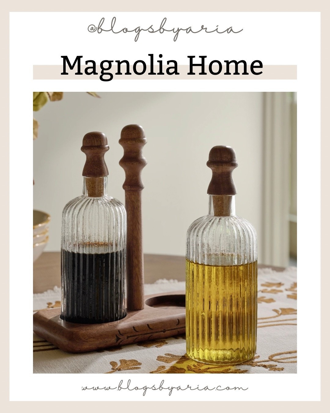 How cute is this oil and vinegar set!! 

#LTKfoodie #LTKHome