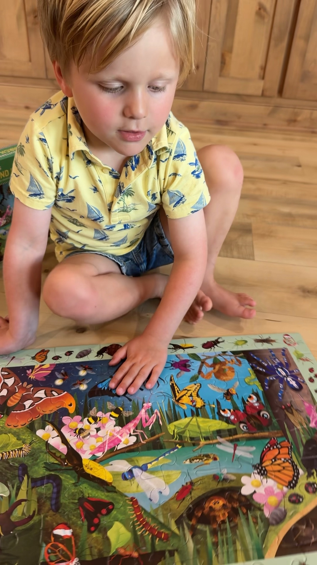A great puzzle for the family! The kids received them as a gift and we love!! They have the bugs & butterflies and the American safari! Brayton is 5 and hardly needs help but he’s very very good with puzzles!! They are advanced enough to take time and be a challenge!! 

#LTKmomlife #LTKdayinmylife #LTKKids