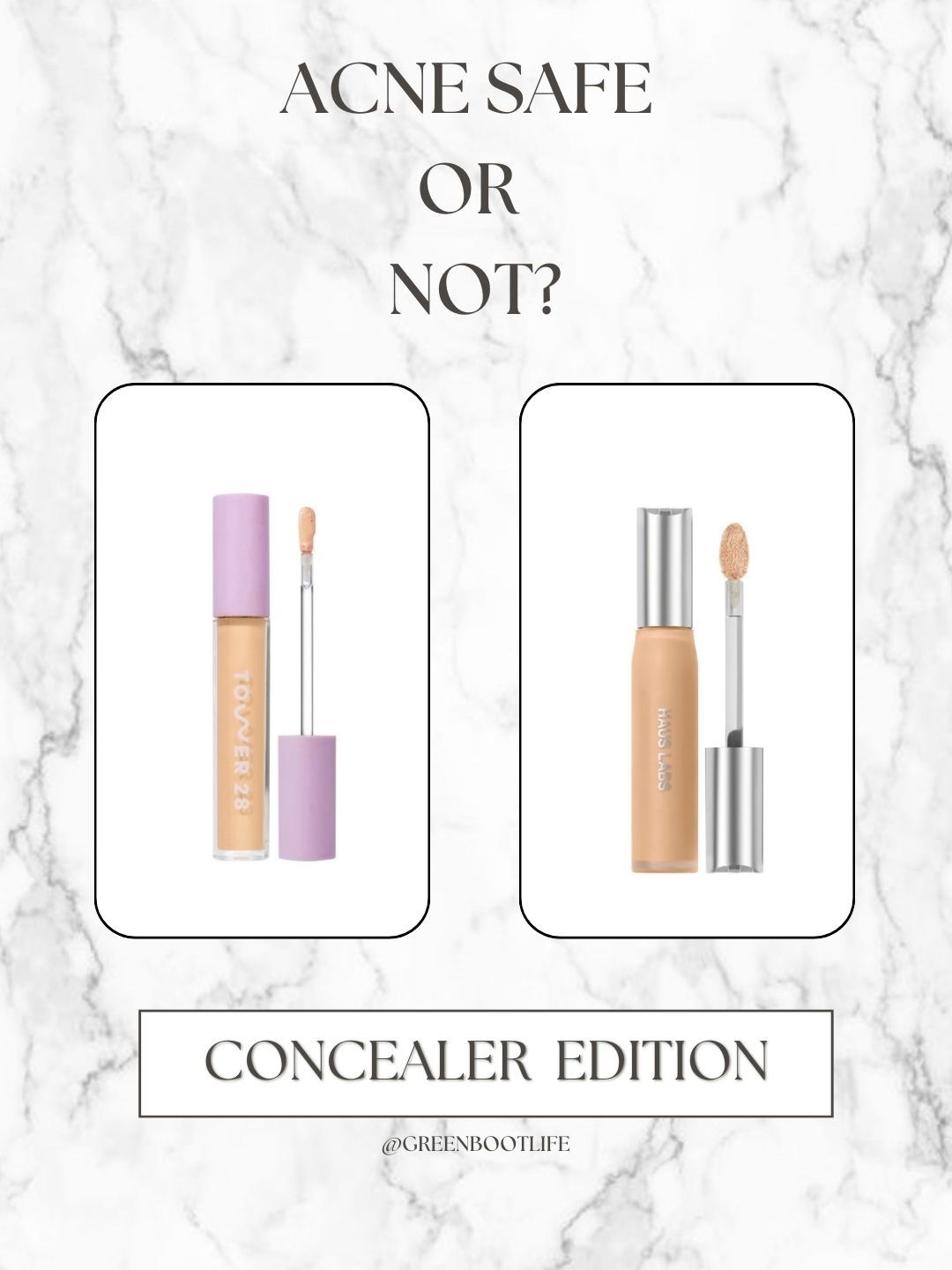 Swipe to see which of these two products is actually acne safe and which is not! ➡️

In my new series, “Acne Safe or Not”, I’ll be comparing two products in the same category that are touted as acne safe by many, and break down why they are or they’re not!

Comment CONCEALER and I’ll send you the link to the acne safe one 💛

Let me know in the comments which products you’d like me to analyze in this series ⬇️

#acnesafe #acnesafeproducts #acnesafemakeup #acnesafeconcealer #acne #noncomedogenic #noncomedogenicmakeup

#LTKBeauty
