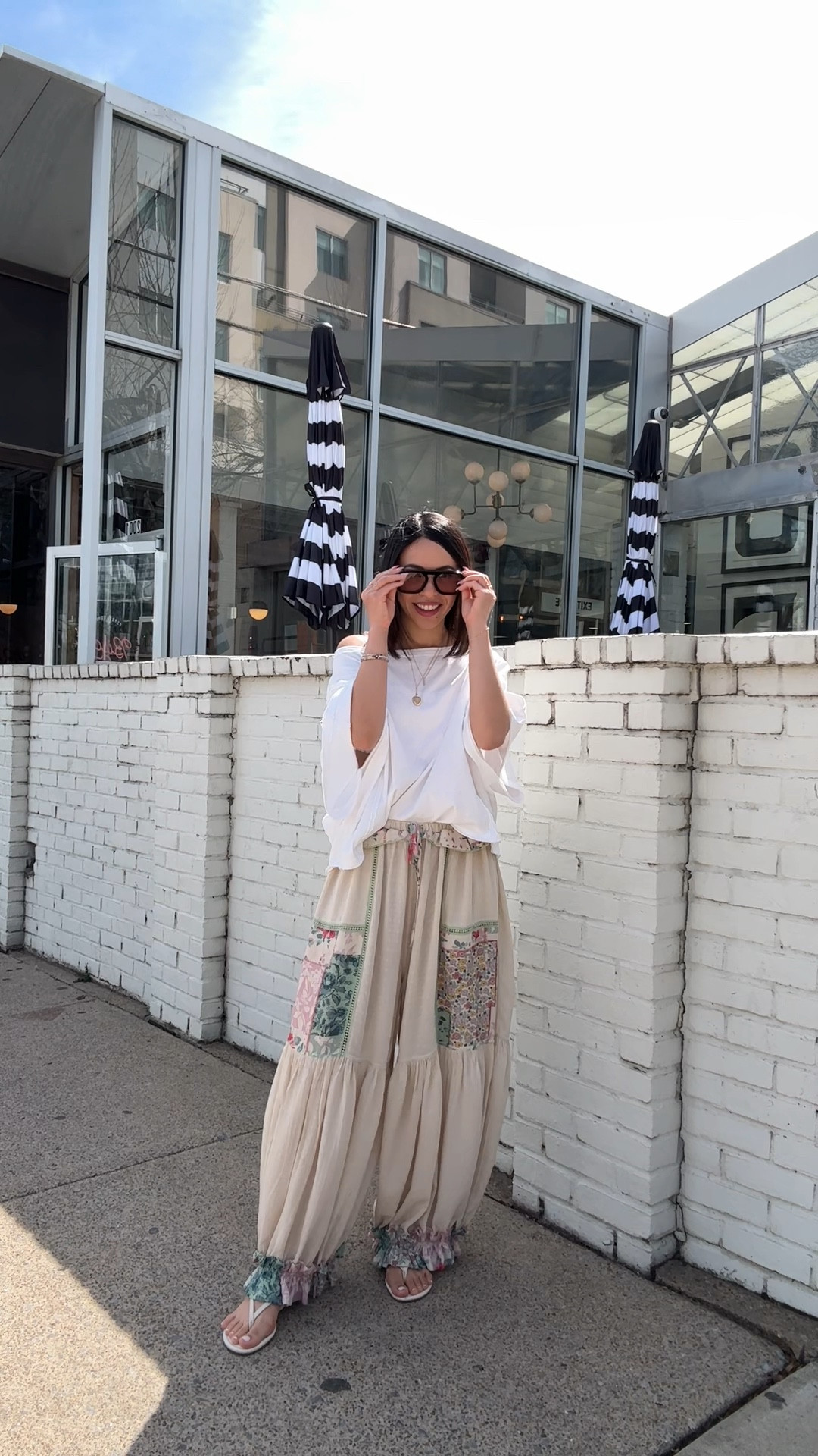 Wearing a M in the shirt and XS in the pants! 

#LTKSeasonal #LTKootd #LTKPetite