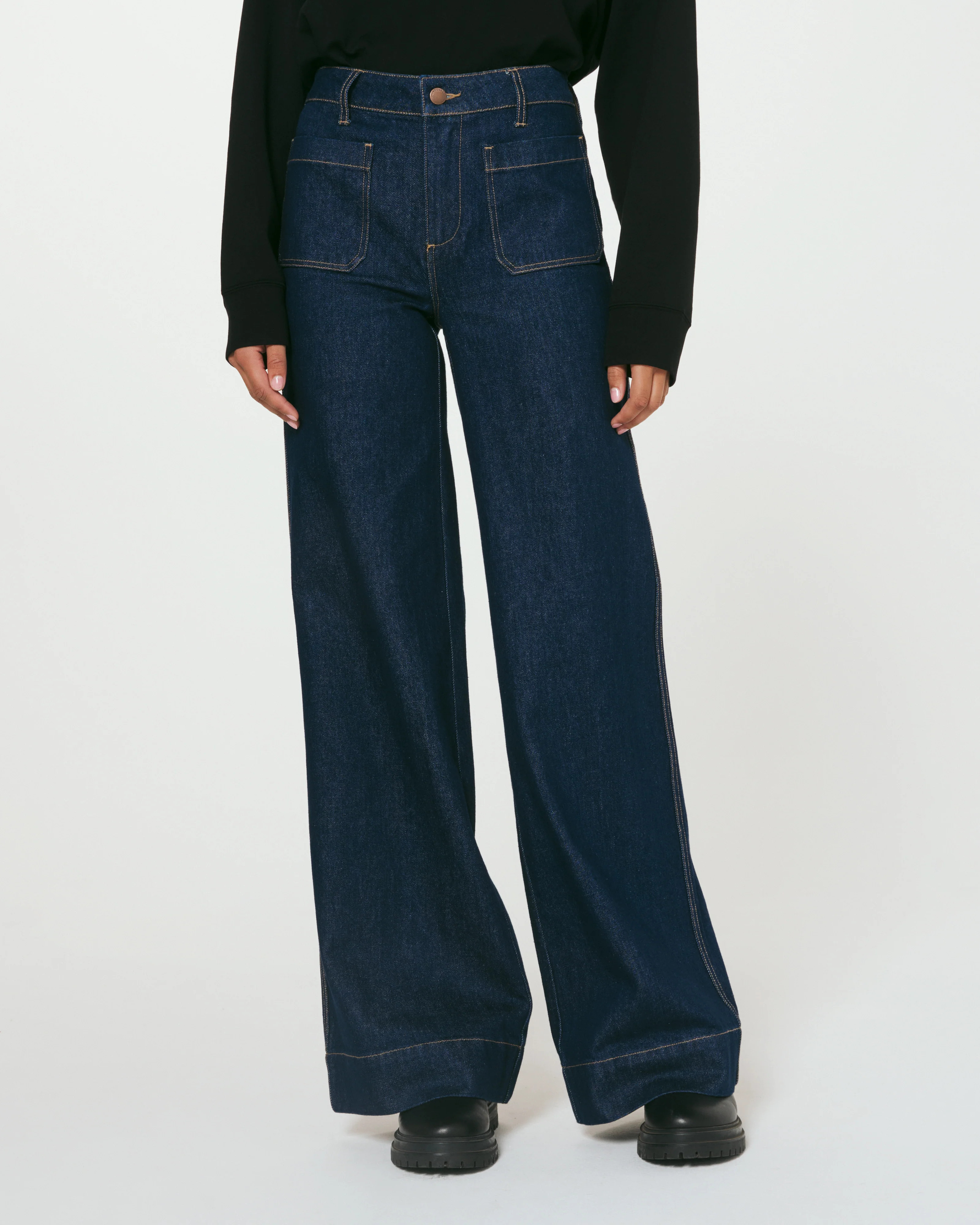 Ava Wide Leg Pant | 7Diamonds