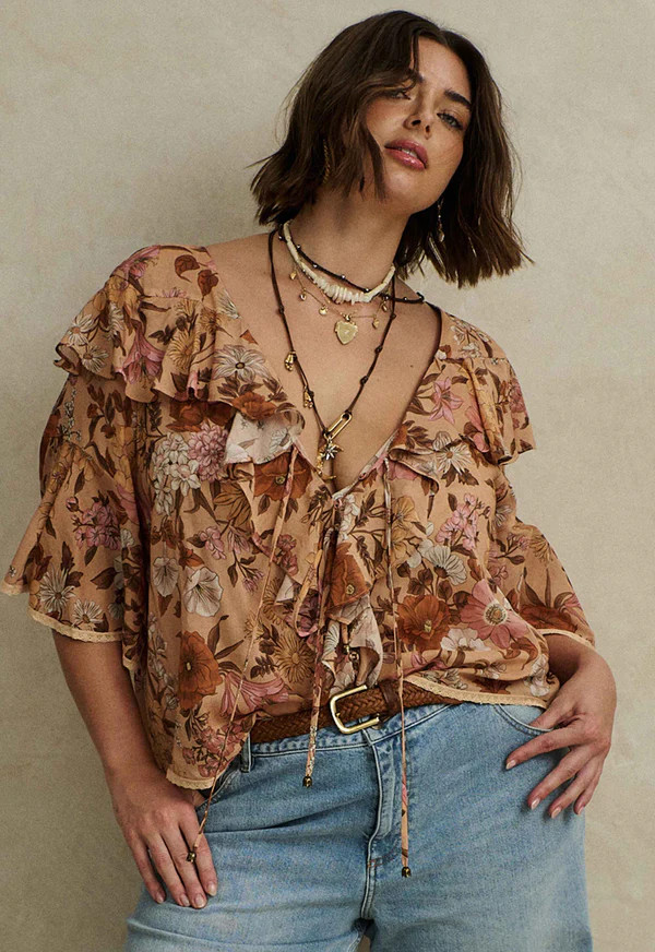 Stealing Beauty Short Sleeve Blouse | Spell Designs (USA) Inc