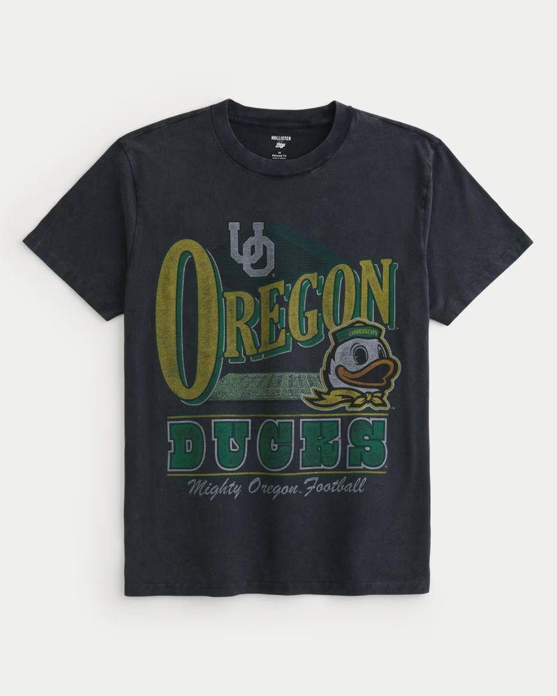 Relaxed University of Oregon Ducks Graphic Tee | Hollister (US)