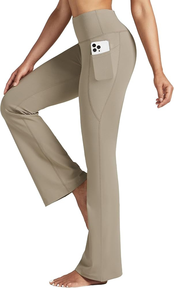 Willit Women's Yoga Pants 27"/29"/31"/33" Flare Leggings Bootcut High Waist Tummy Control Workout... | Amazon (US)