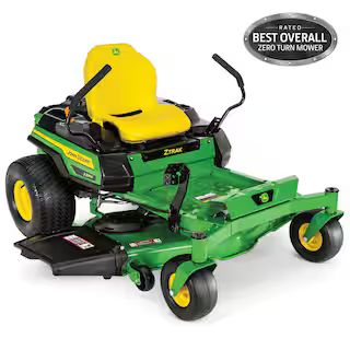 John Deere Z325E 48 in. 24 HP Gas Dual Hydrostatic Zero Turn Riding Lawn Mower BG21297 - The Home... | The Home Depot