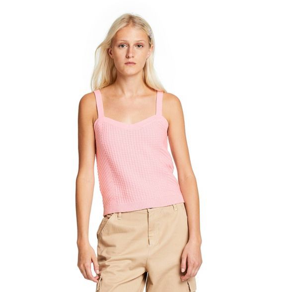 Women's Sweater Tank Top - Sandy Liang x Target Pink | Target