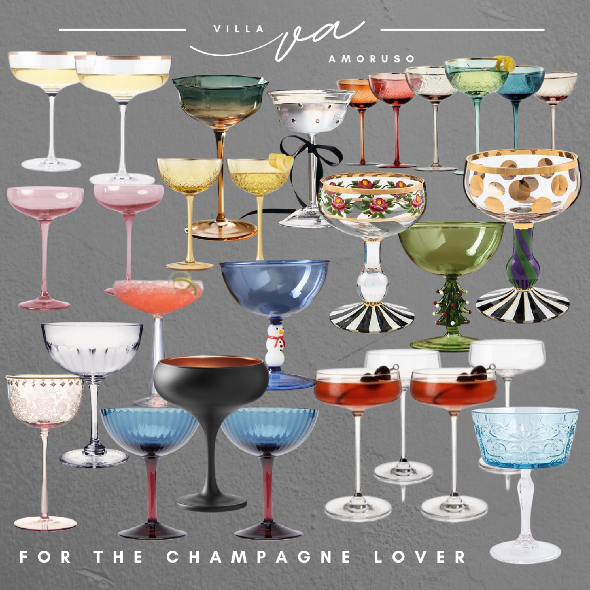 Who doesn’t love a coupe glass for champagne or cocktails?

#LTKGiftGuide #LTKHoliday #LTKStyleTip