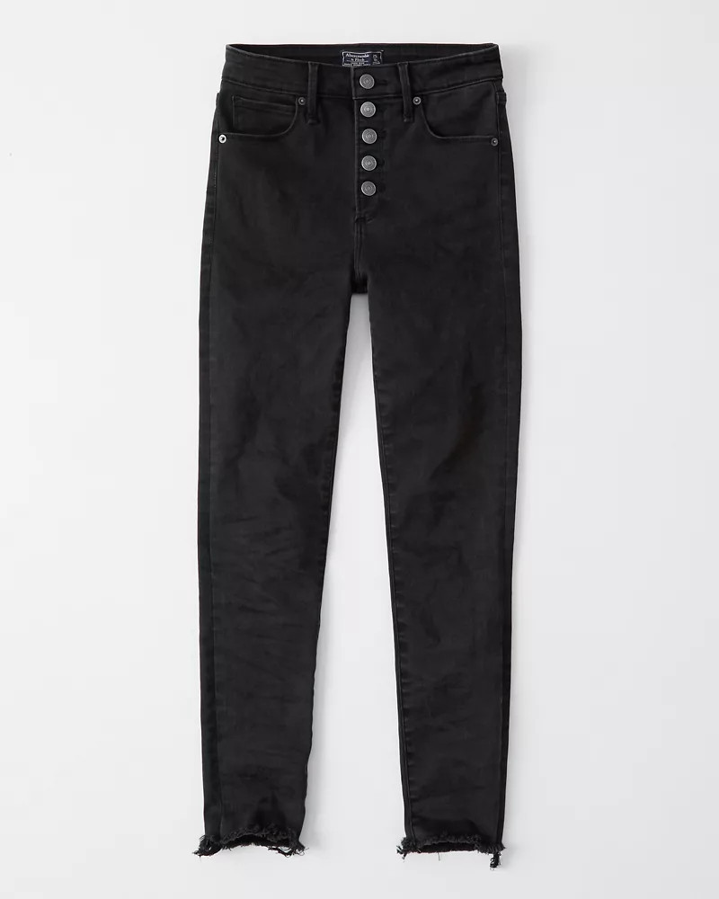 Womens High Rise Super Skinny Ankle Jeans | Womens Bottoms | Abercrombie.com | Abercrombie & Fitch US & UK