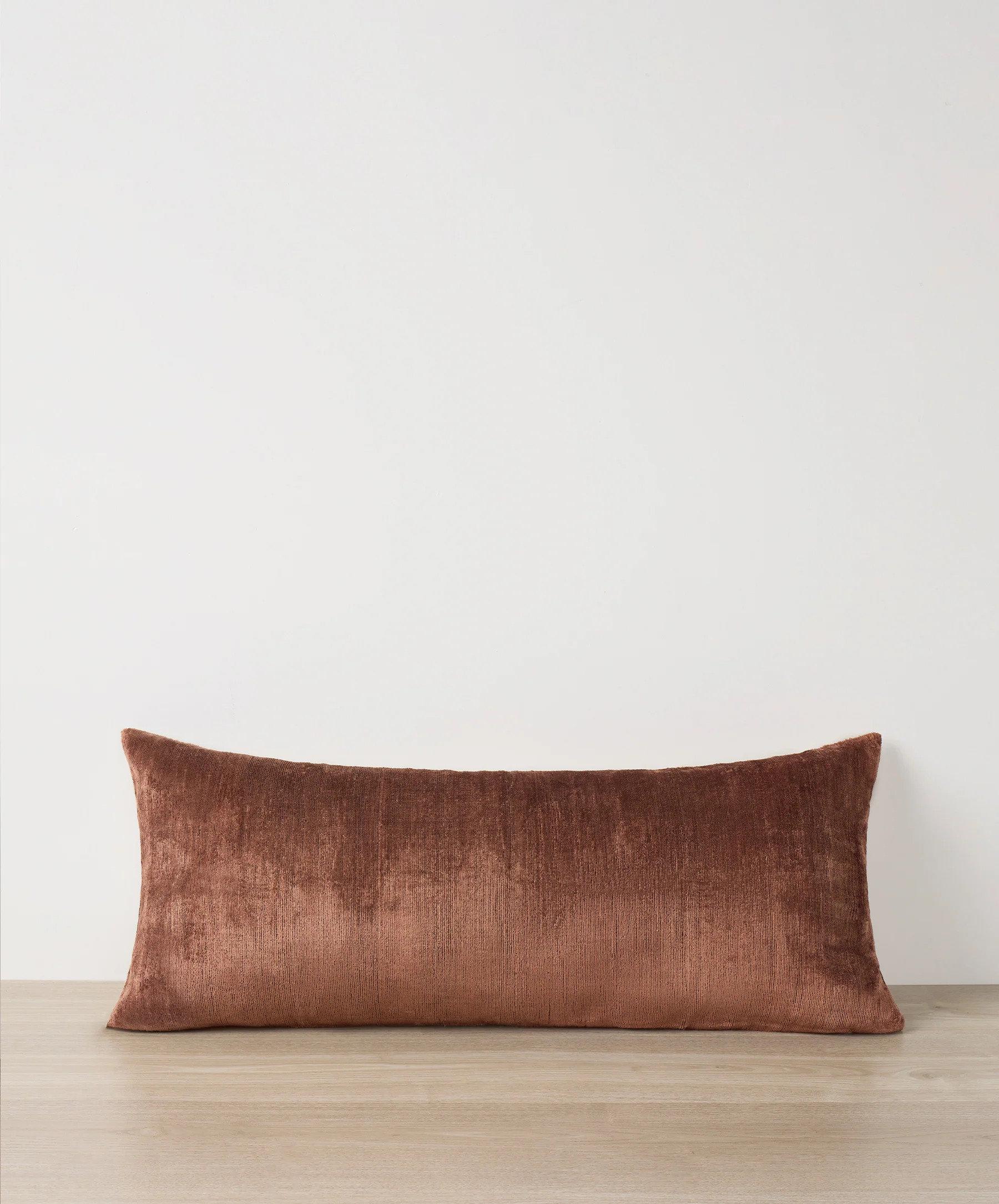 Talik Velvet Lumbar Cushion Cover - Chestnut | CULTIVER US