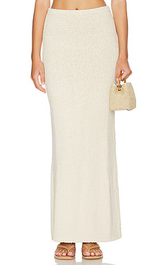 Lovers and Friends Agnese Maxi Skirt in Cream from Revolve.com | Revolve Clothing (Global)