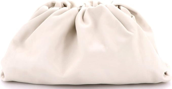 Amazon.com: Bottega Veneta, Pre-Loved The Pouch Leather Teen, Neutral : Luxury Stores | Amazon (US)