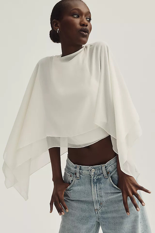Sheer Layered Poncho | Anthropologie (US)