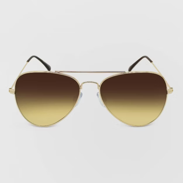 Women's Metal Aviator Sunglasses - Wild Fable™ | Target