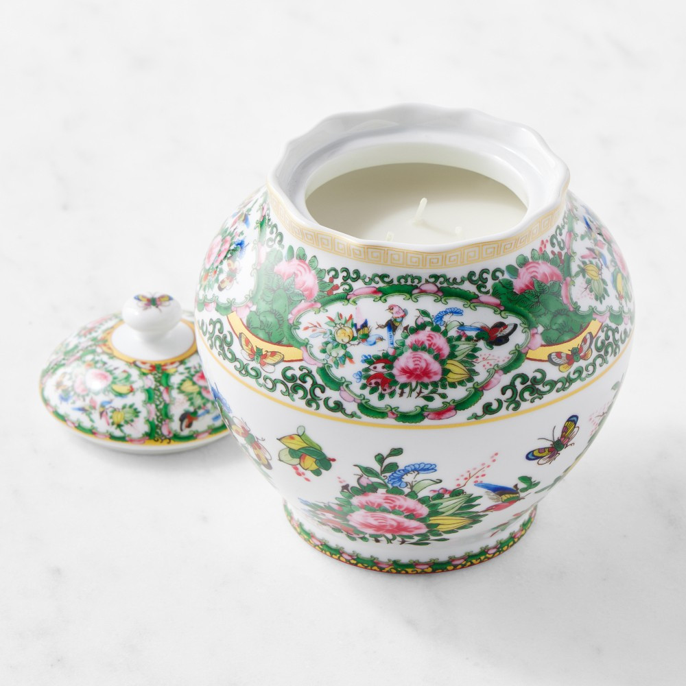 Famille Rose Figural Candle, Large | Williams-Sonoma