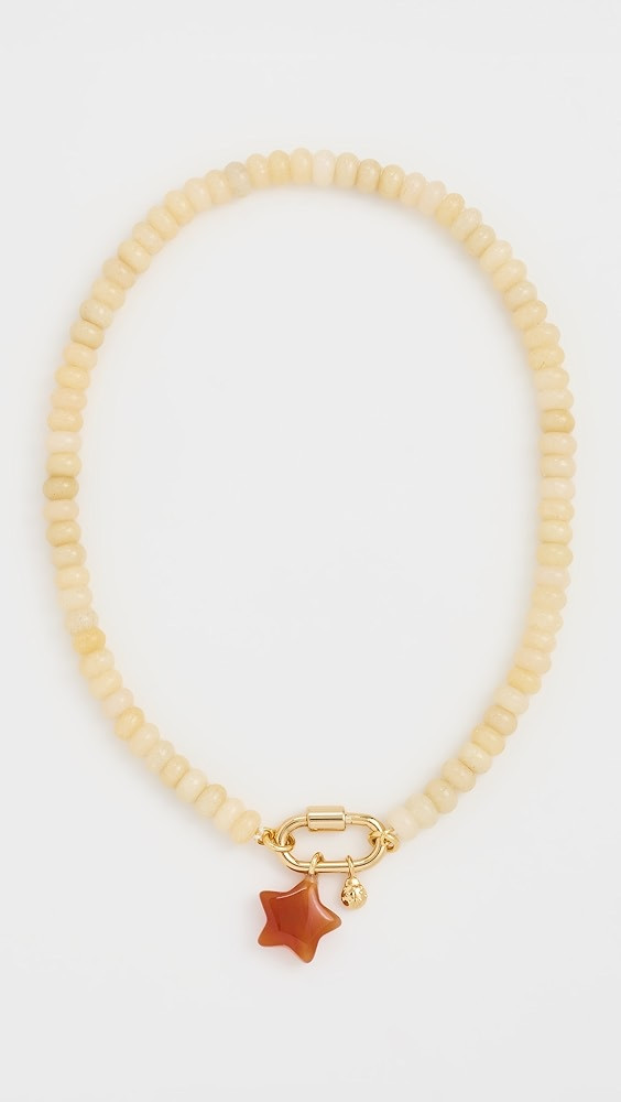 Beaded Lady Bug Carabiner Necklace | Shopbop