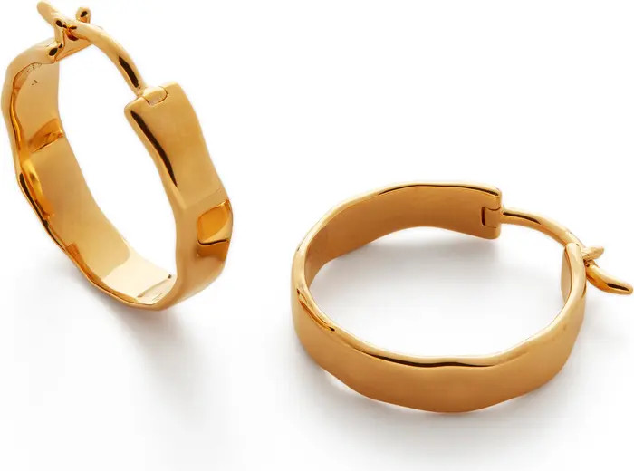 Siren Muse Wave Small Hoop Earrings | Nordstrom