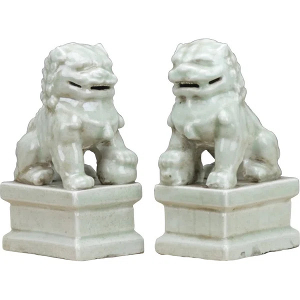 Pair of Foo Dog Figurine | Wayfair North America