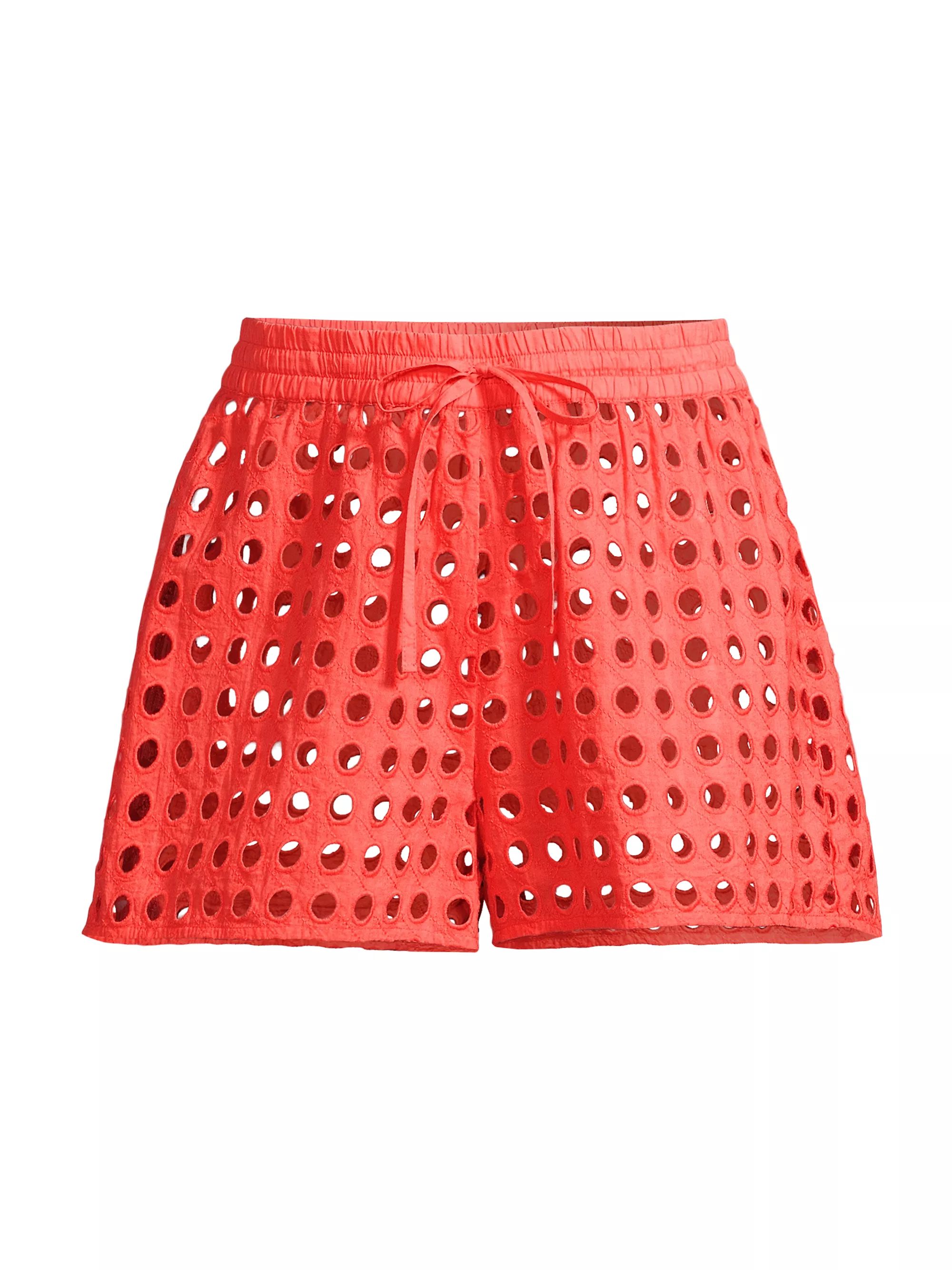 The Charlie Cotton Eyelet Shorts | Saks Fifth Avenue
