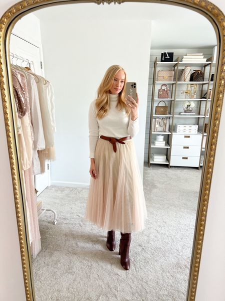 Adorable holiday outfit to pair together from Amazon. Loving the blush pink skirt to wear as a statement piece  

#LTKunder100 #LTKstyletip #LTKHoliday