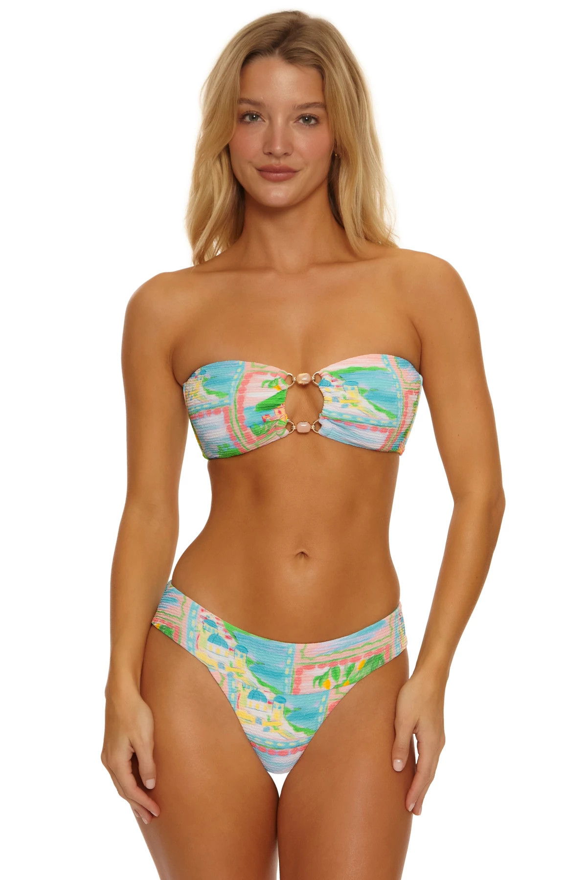 Corfu Crinkle Bandeau Bikini Top | Everything But Water