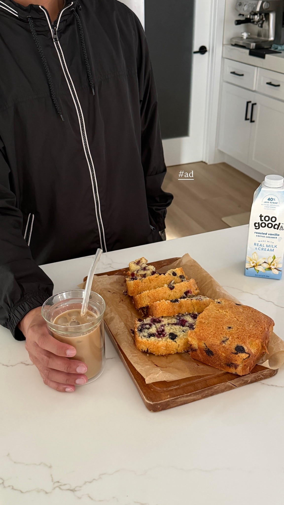 #ad for simple coffee moments 🤍 these creamers are made with real milk and cream and with 40% less sugar*, they’re an easy way to add something creamy to your cup. i linked sweet cream, roasted vanilla, and lavender so you can shop them all here.

#ad #TooGoodPartner #TooGoodCreamers  #TargetPartner  @toogoodandco @target

Too Good & Co. coffee creamers contain 3g sugar per serving; leading traditional coffee creamers contain 5g of sugar per serving.

#LTKmorningroutine #LTKdayinmylife #LTKmomlife