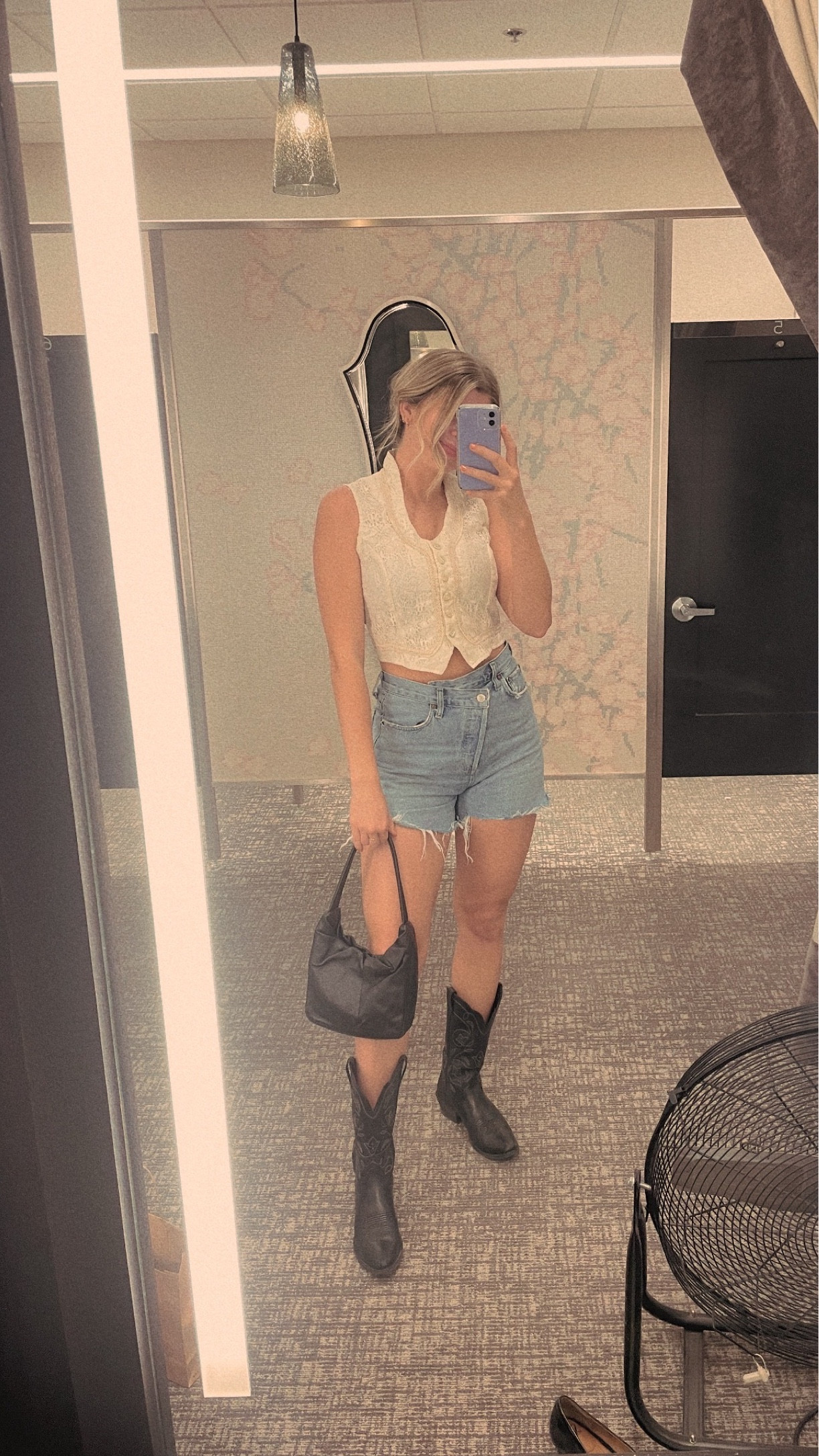 one of my all time favorite bags 🤝 favorite boots that I own #cowboyboots #cowgirlboots #agolde #staud 

#LTKSeasonal #LTKshoecrush #LTKitbag