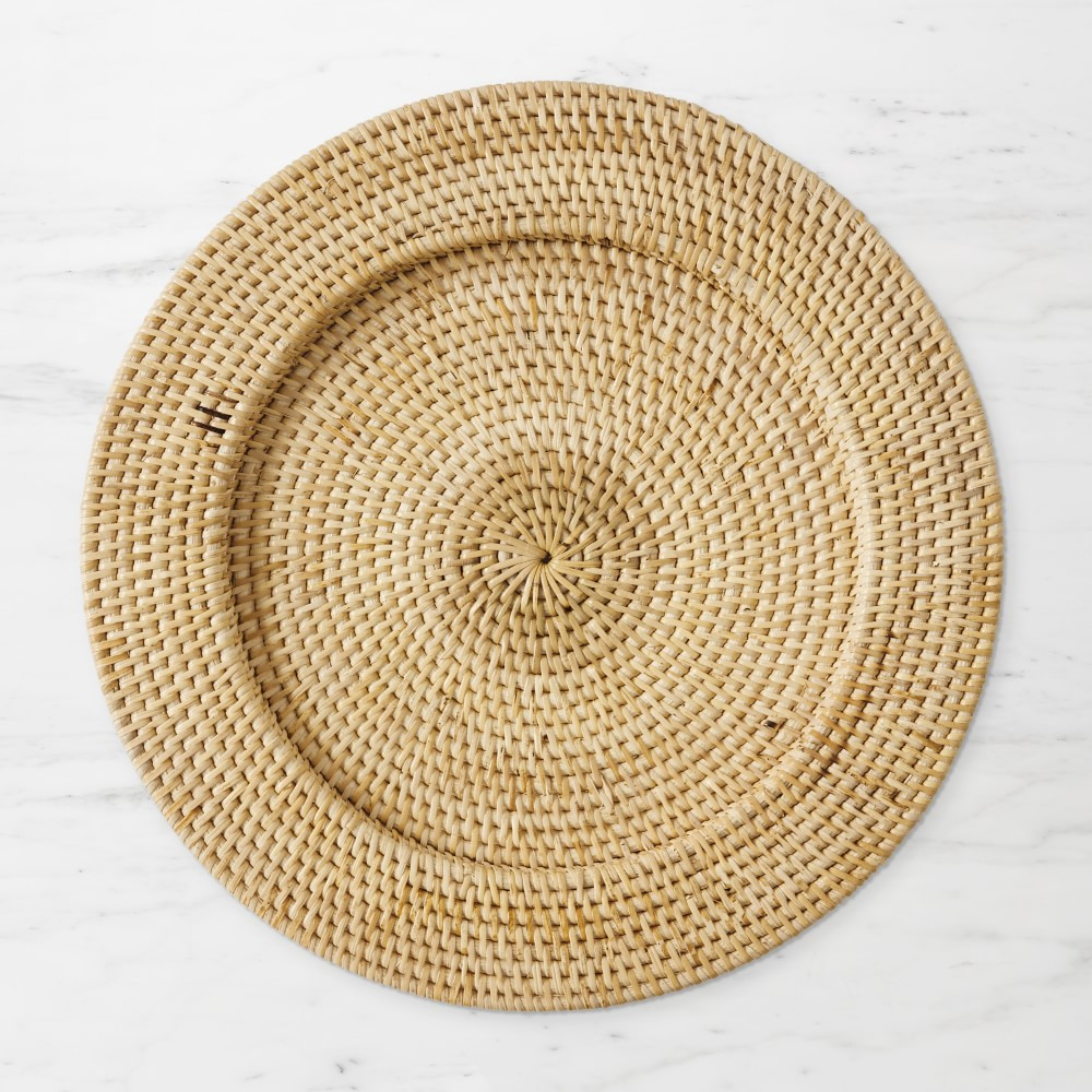 Light Woven Charger | Williams-Sonoma