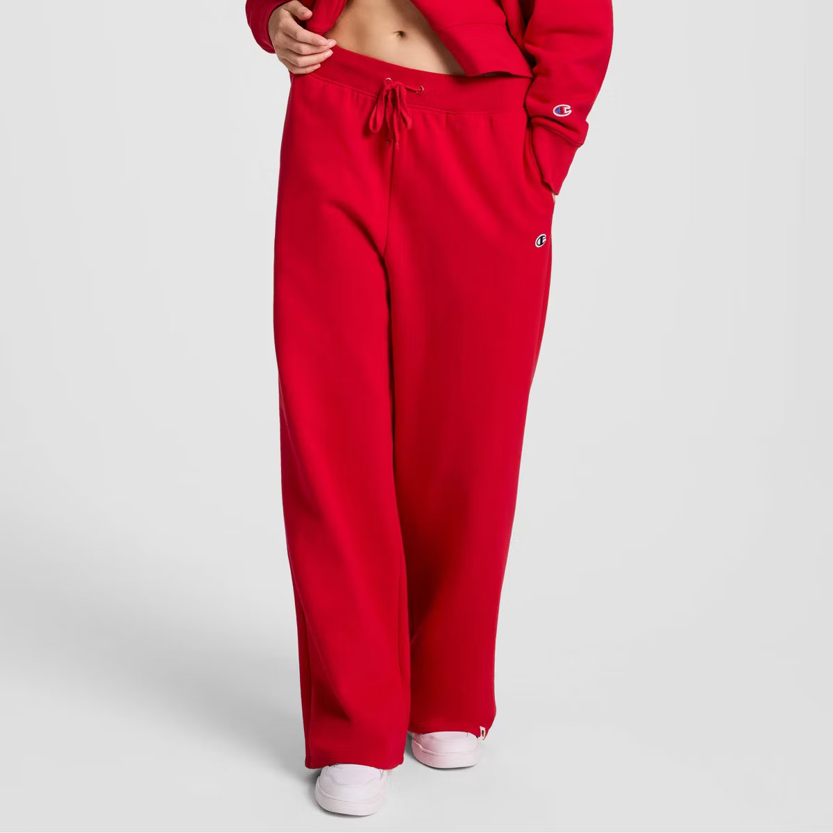 Champion Women's High-Rise Fleece Wide Leg Sweatpants | Target