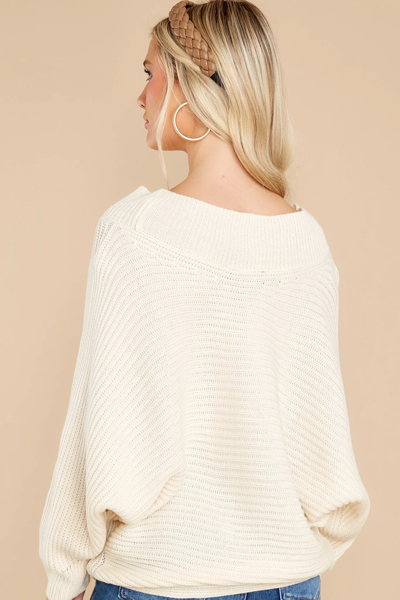 Heartwarming Feeling Ivory Sweater | Red Dress 