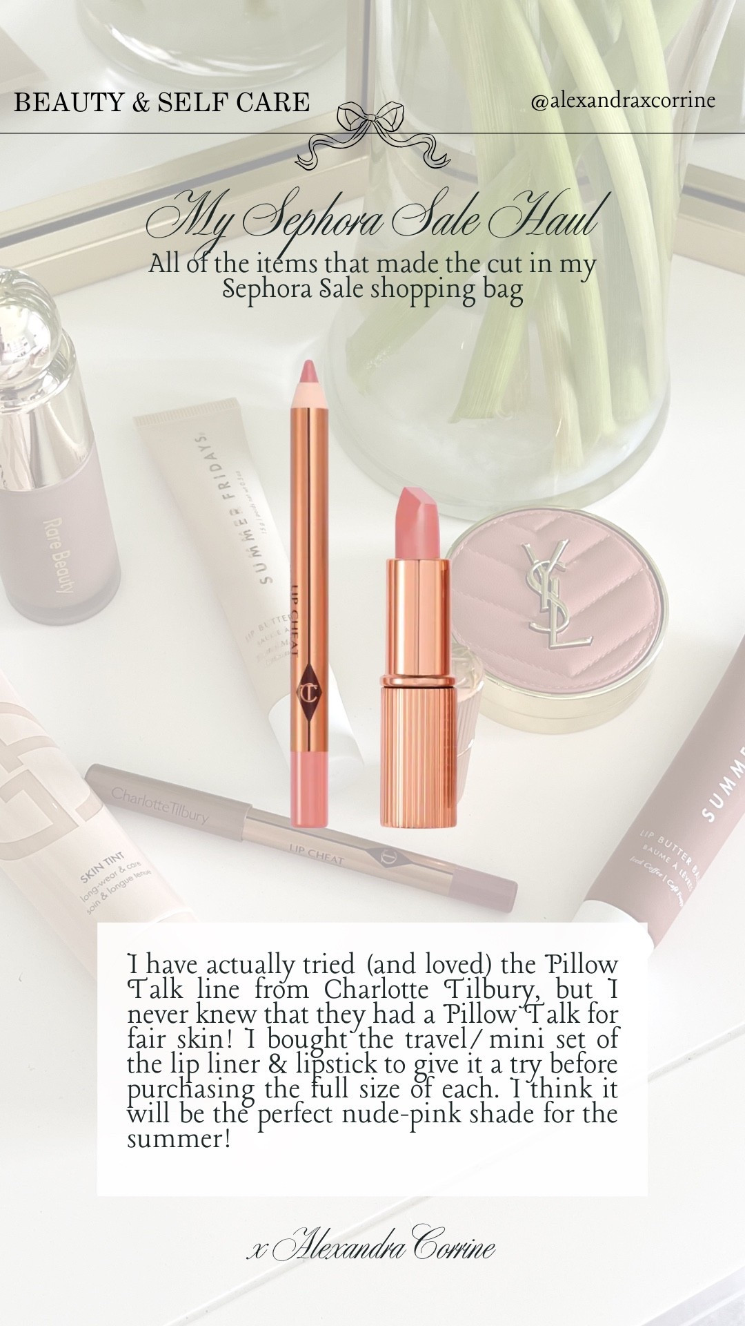 My Sephora sale haul 💳 all of the items that actually made the cut in my Sephora sale shopping bag 

Sephora sale, beauty, makeup, skincare, self care, haul, beauty haul, Charlotte tilbury, lip stick, pillow talk, lip liner 

#LTKBeauty #LTKSaleAlert