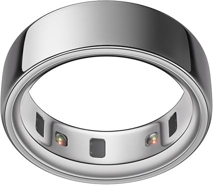 OURA Ring 4 - Silver - Size 8 - Smart Ring | Sleep Tracking Wearable - Heart Rate - Fitness Track... | Amazon (UK)