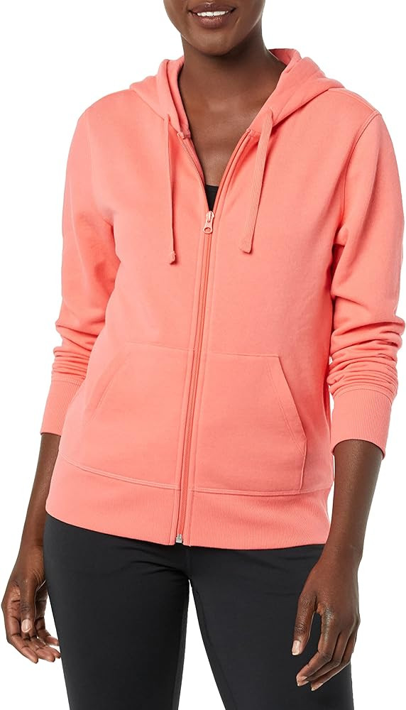 Amazon Essentials womens Fleece Full-Zip Hoodie (Available in Plus Size) | Amazon (US)