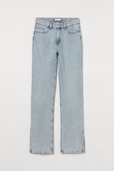Straight High Split Jeans | H&M (US)