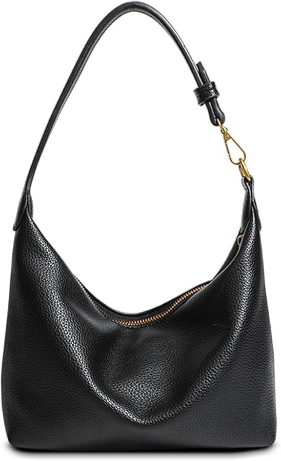 NEBIL Small Hobo Bag For Women Soft Pu Leather Shoulder Purse Slouchy Everyday Trendy Handbags wi... | Amazon (US)
