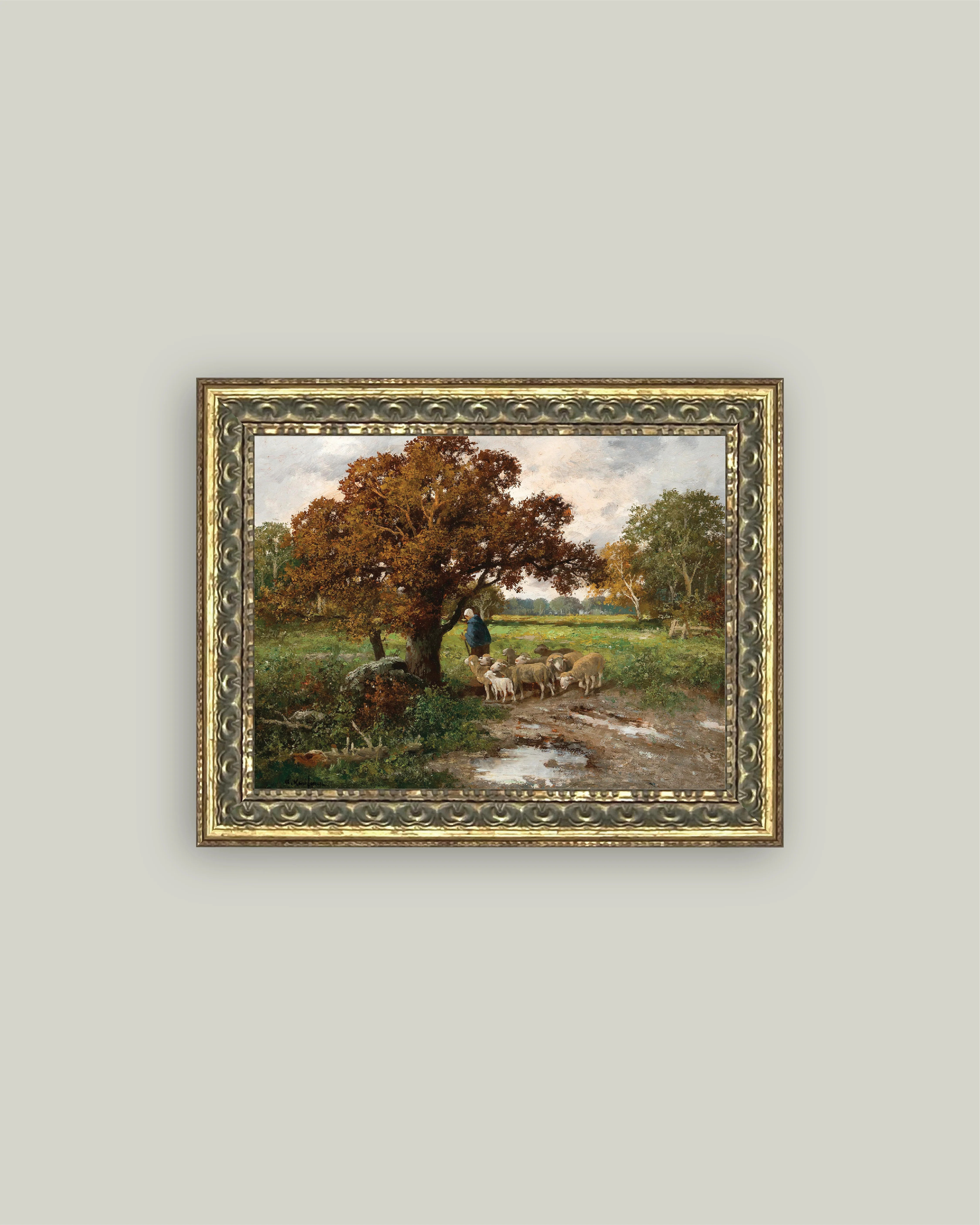 Shepherd with Flock | Petal Lane