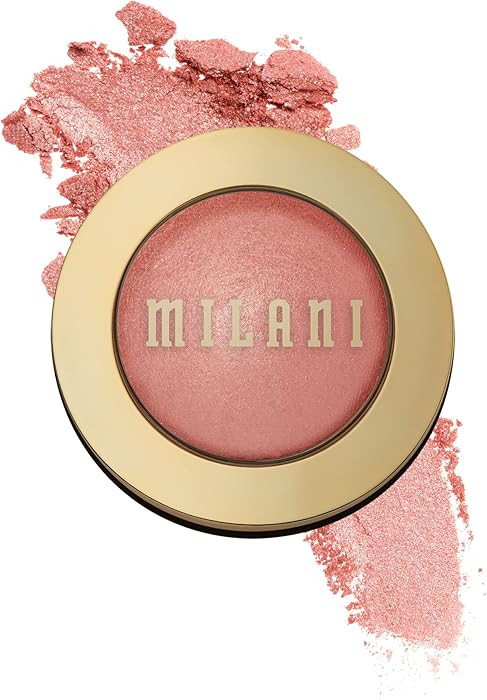 Milani Baked Blush, Powder Blush for Cheeks, Cruelty Free Makeup - Shape, Contour & Highlight Fac... | Amazon (US)