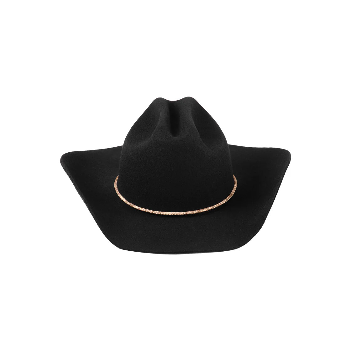 The Ridge Wool Felt Cowboy Hat in Black - Lack of Color US | Lack of Color