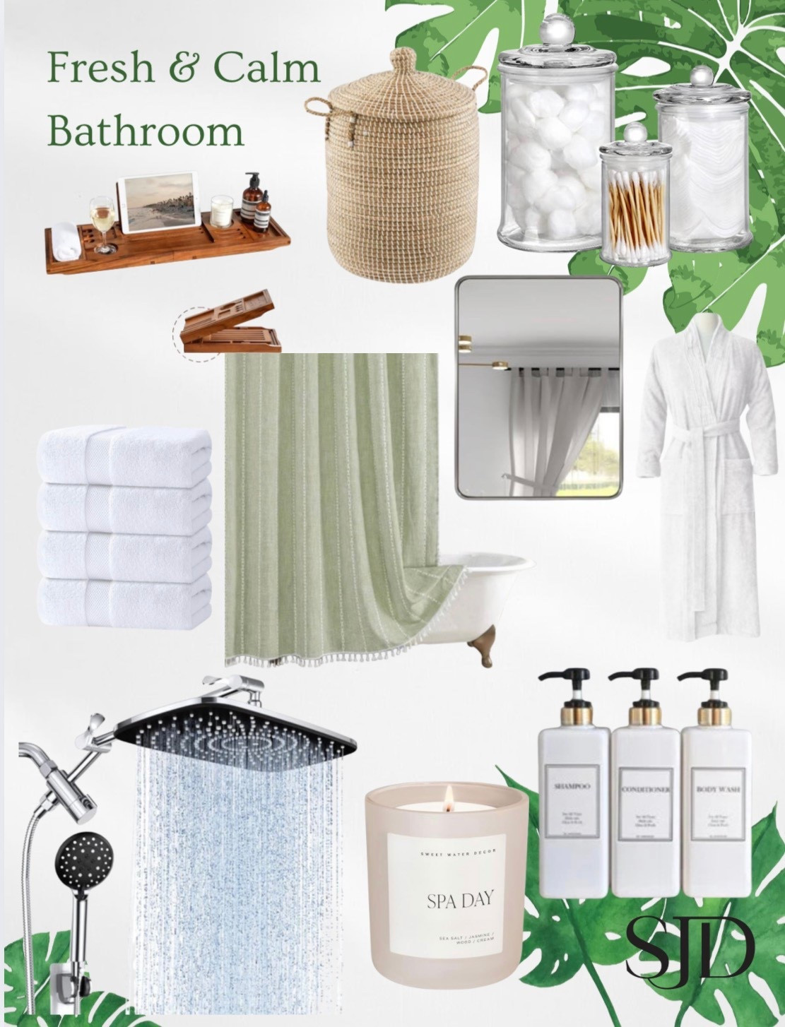 Bring the spa home - soft towels & calming textures. Bathroom = refreshed 🍃 #bathroomstyle #bathroomrefresh #spabathroom 

#LTKHome #LTKselfcare