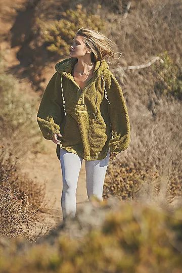 Fuzzy Was She Fleece Pullover | Free People (Global - UK&FR Excluded)