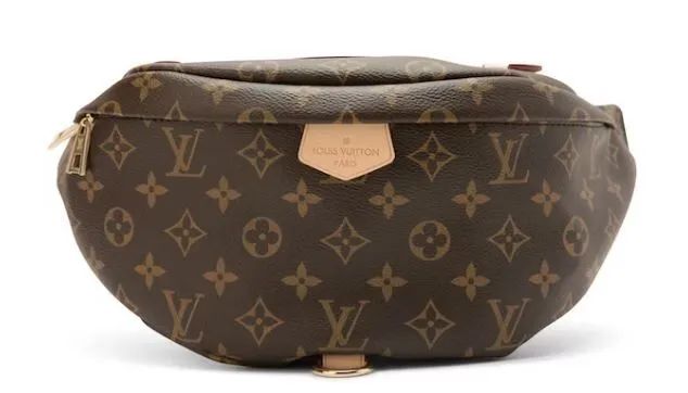 Louis Vuitton Bum Bag Black Interior Belt Bag Brown Canvas | eBay US