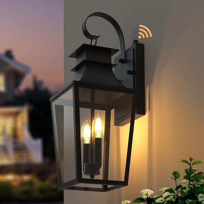 20.98-INCH Outdoor Wall Sconce 2-Light, Waterproof Exterior Light Fixtures Wall Mount Outside Lig... | Amazon (US)