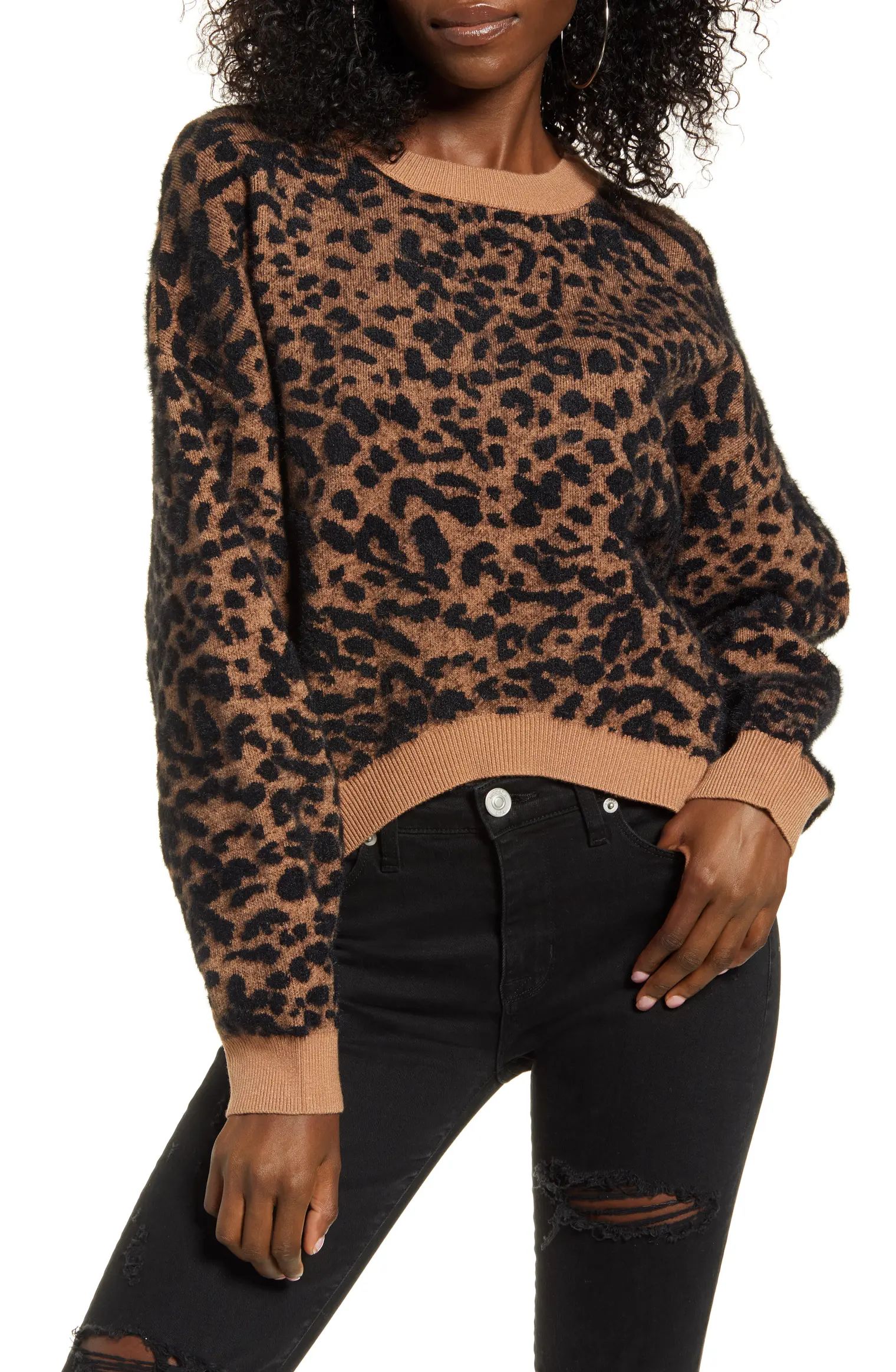 Leopard Print Sweater | Nordstrom