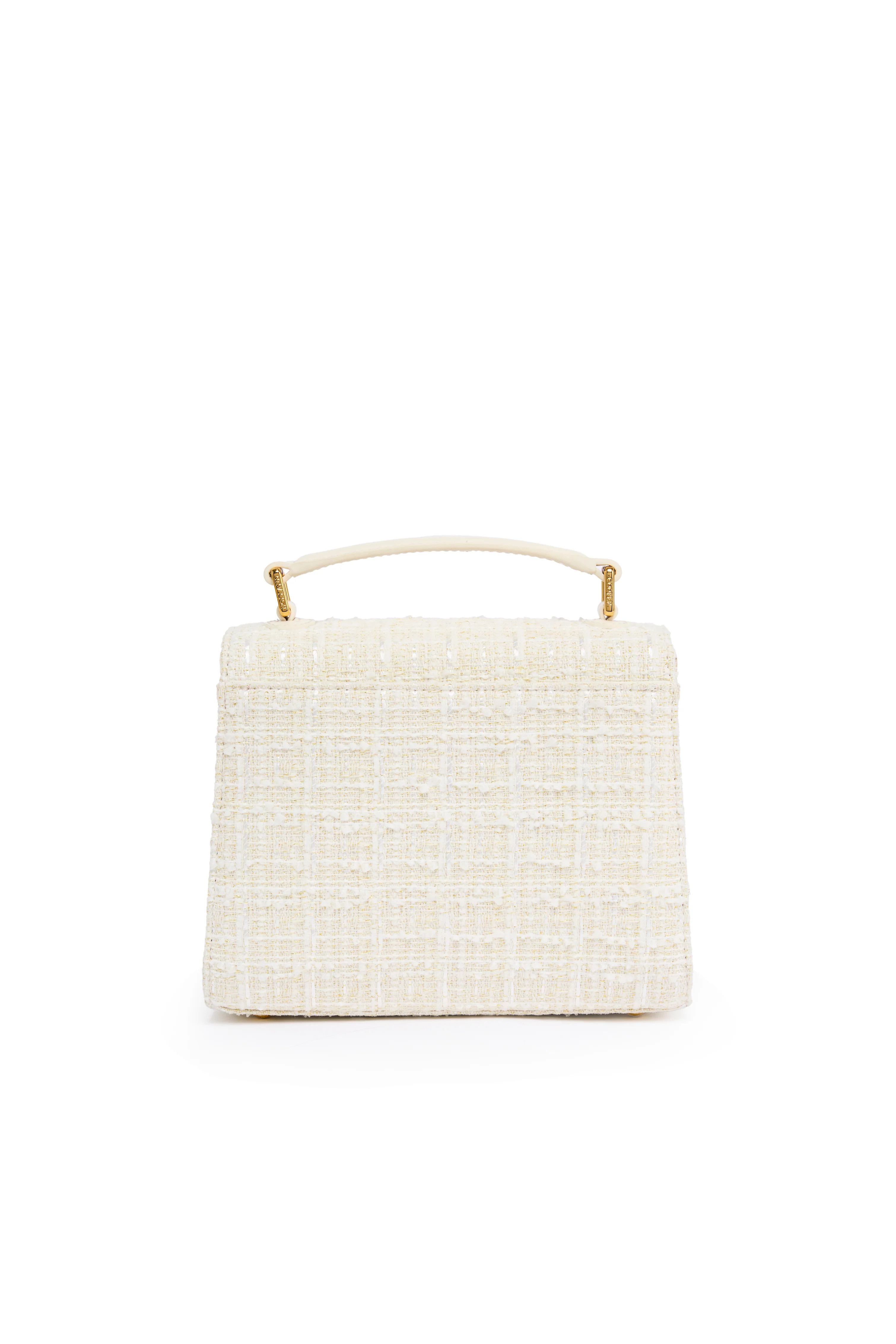 Mini Cheltenham Bag (Cream Boucle) | Holland Cooper