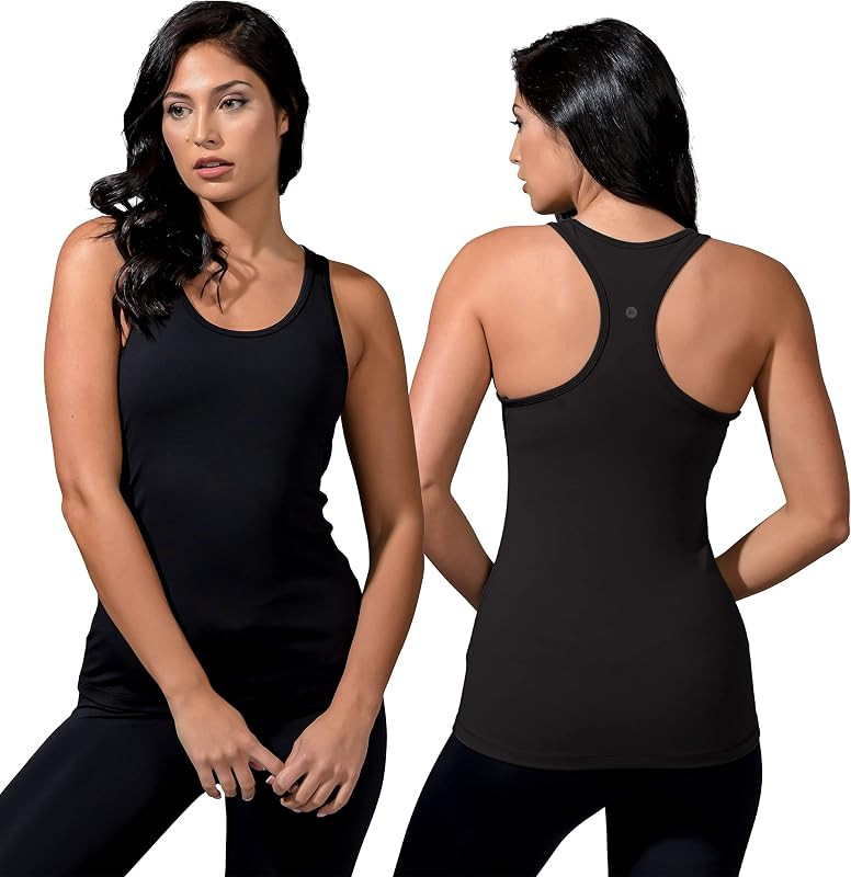 90 Degree By Reflex - Power Flex Racerback Tank Top | Amazon (US)