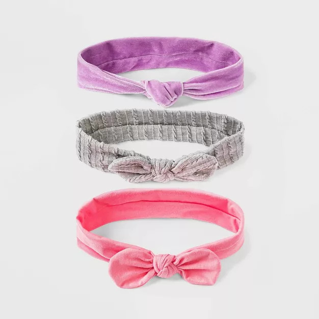 Toddler Girls' 3pk Soft Headband Set - Cat & Jack™ | Target