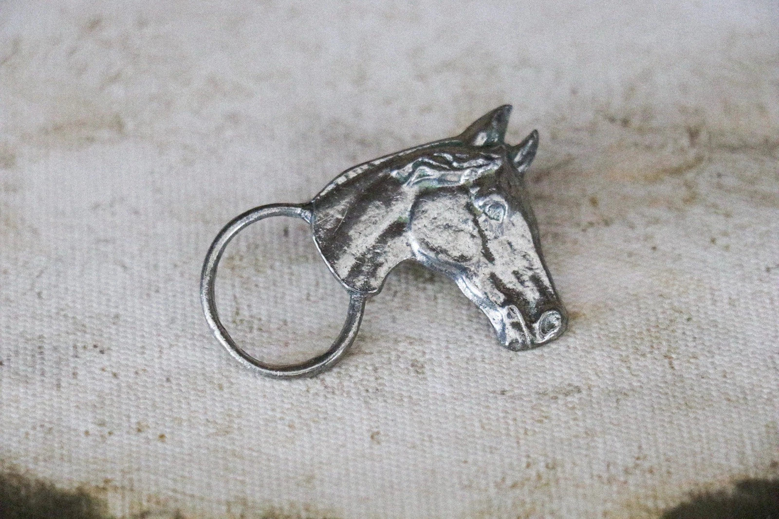Vintage RAM Pewter Horse Eyeglass Holder Pin Brooch Western Spectacle Loop | eBay | eBay US