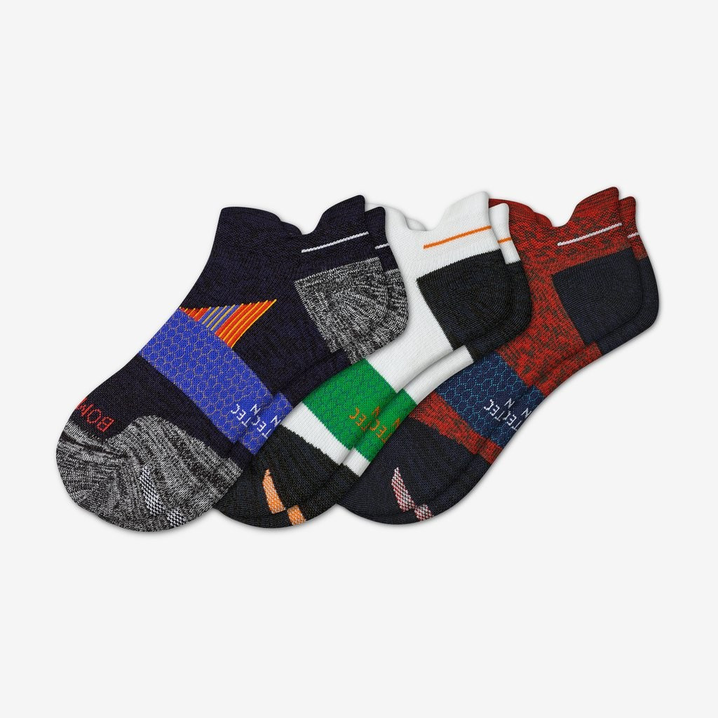 Men's Performance Running Ankle Sock 3-Pack | Bombas