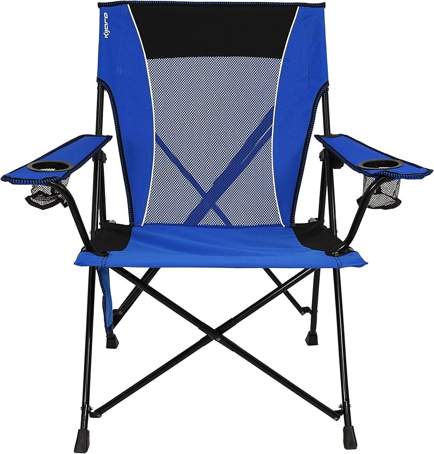 Kijaro Dual Lock Folding Camp Chairs - Versatile for Sports, Outdoors & Lawns - Locks Positions -... | Amazon (US)