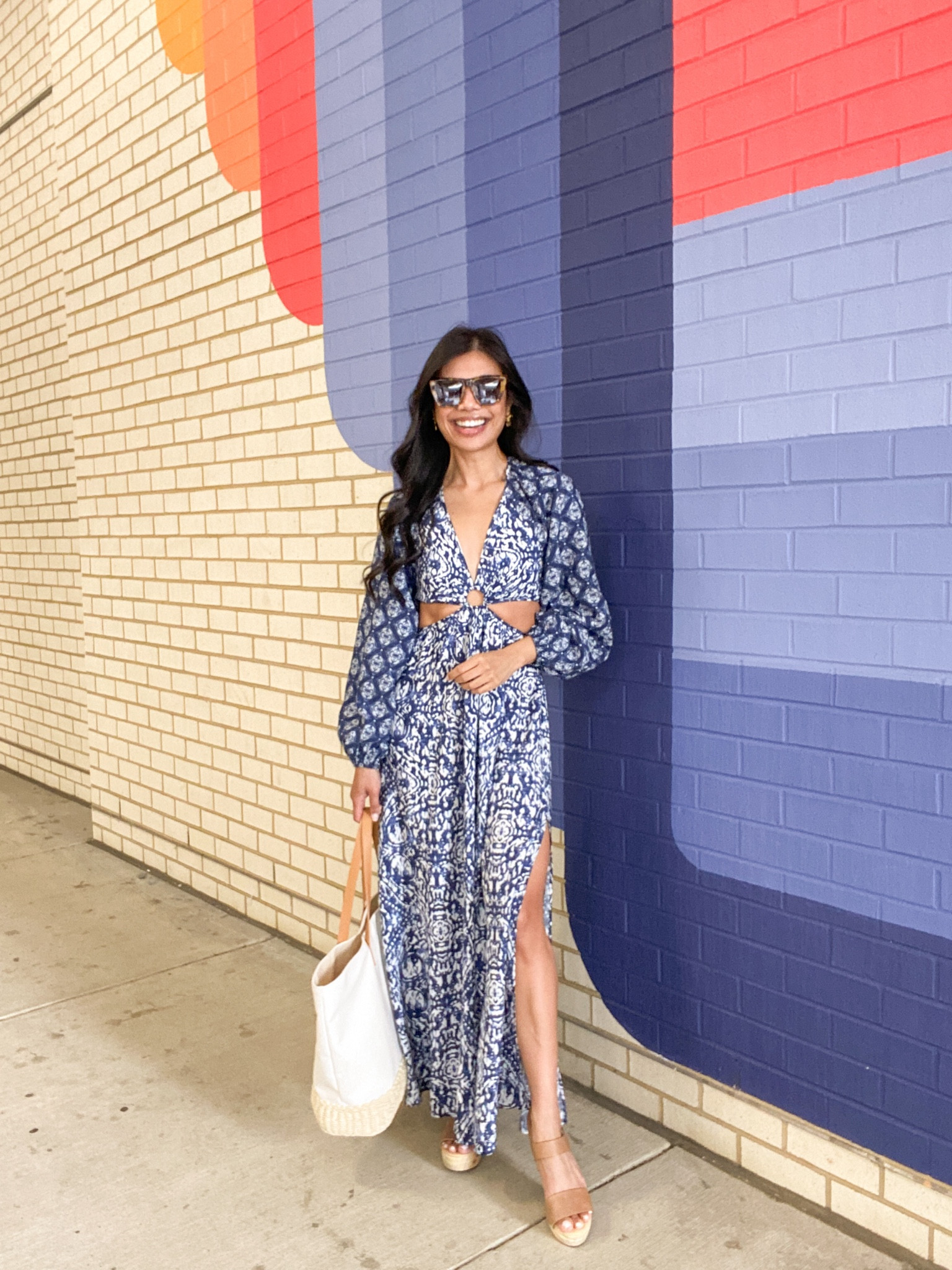 Mark and graham monogram tote maxi dress cut out dress Abercrombie dress open toe clog 

#LTKFestival #LTKtravel #LTKshoecrush